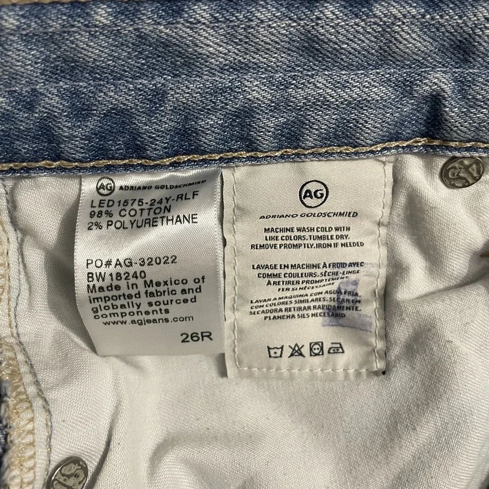 AG Adriano Goldschmied Jeans Womens Size 26 The Ex Boyfriend Slim Slouchy Slim‎